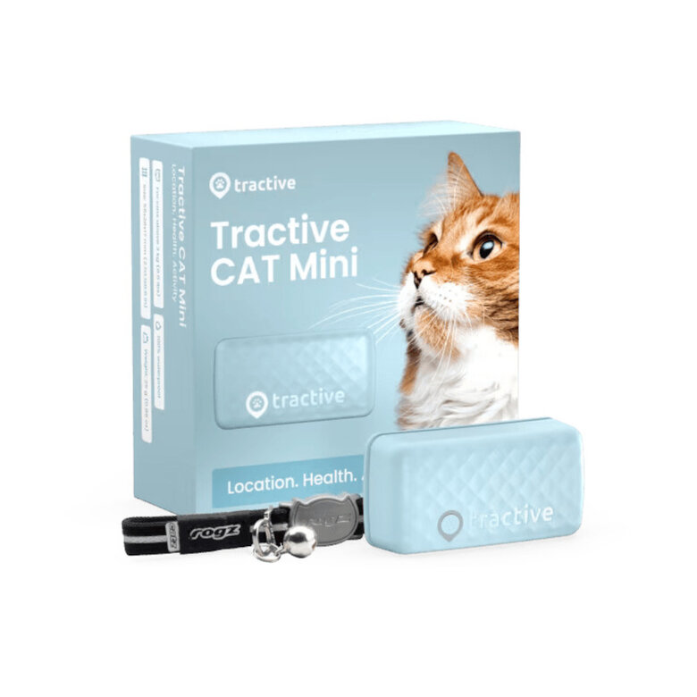 Tractive Cat Mini GPS Tracker Mint para gatos,  Imagem número 1 Tractive Cat Mini GPS Tracker Mint para gatos, , large Imagem número 1