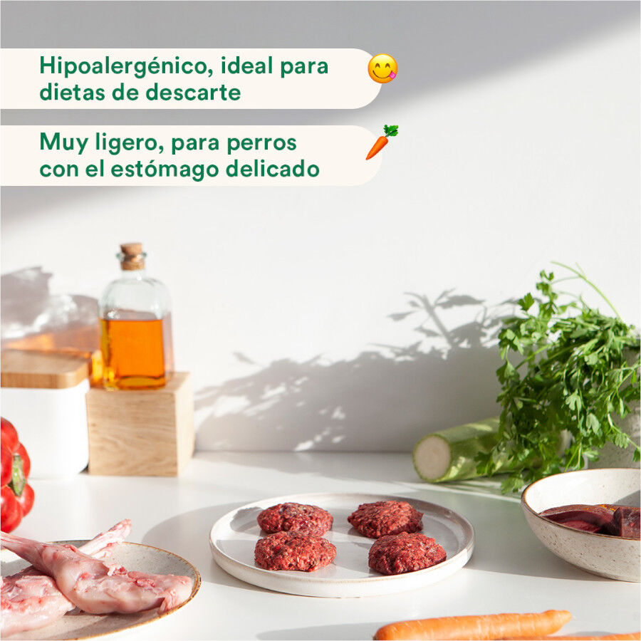 1 kg Wild Balance BARF Coelho com Legumes Frescos alimenta&ccedil;&atilde;o natural congelada para c&atilde;es, , large Imagem n&uacute;mero 4