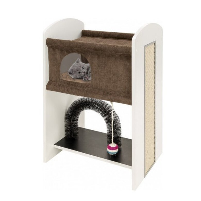 accesorios_gatos_Ferplast_Mueble_rascador_con_cuna_para_gatos__FER74060021_M Imagem número 1 Ferplast Mueble rascador con cuna para gatos Imagem número 1