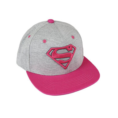DC Boné Supergirl com viseira plana para humanos