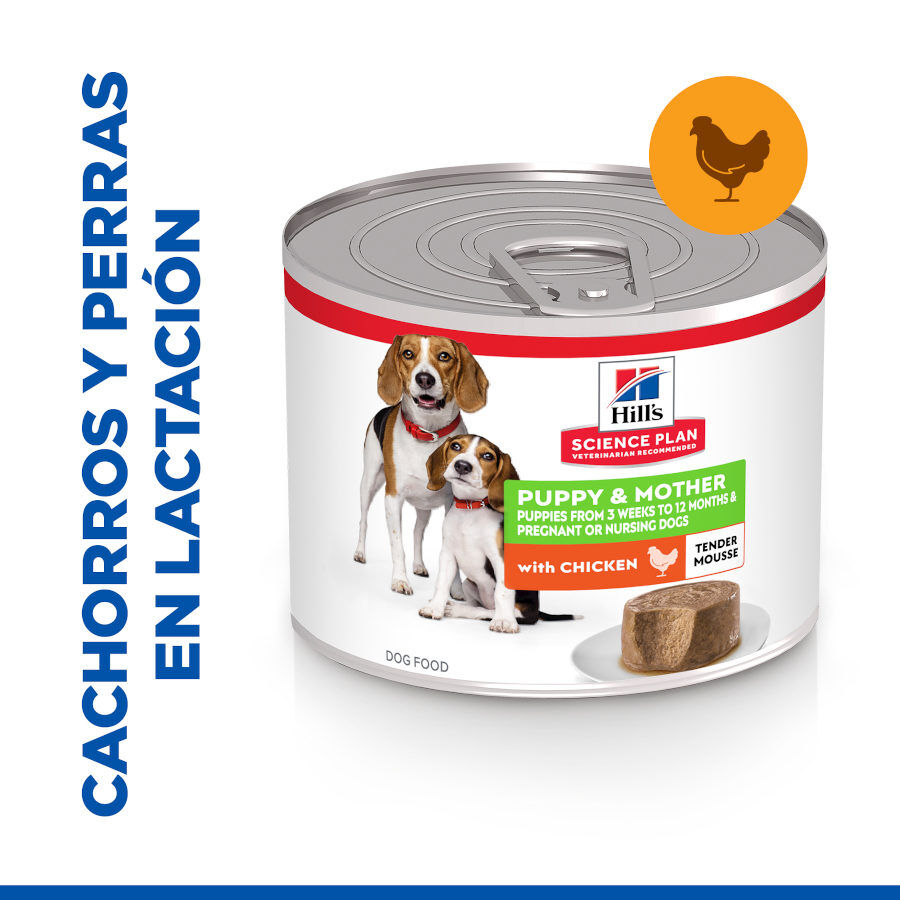200 g Hill's Science Plan PuppyeMother Mousse de Frango em lata para c&atilde;es , , large Imagem n&uacute;mero 1