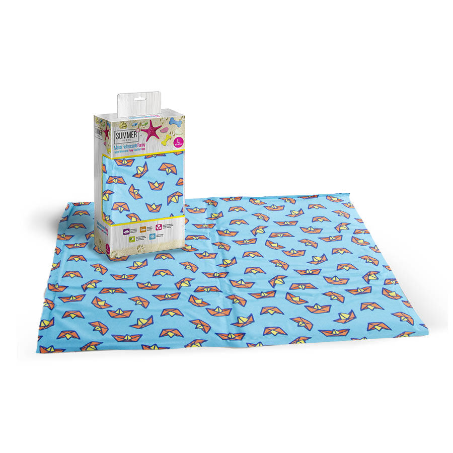 Summer Vibes Funny Tapete Refrescante para c&atilde;es e gatos, , large Imagem n&uacute;mero 1