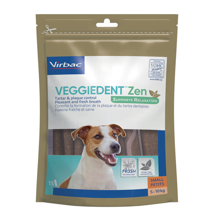 15 sticks Virbac Láminas Veggiedent Zen S para cães,  Imagem número 2 15 sticks Virbac Láminas Veggiedent Zen S para cães, , large Imagem número 2