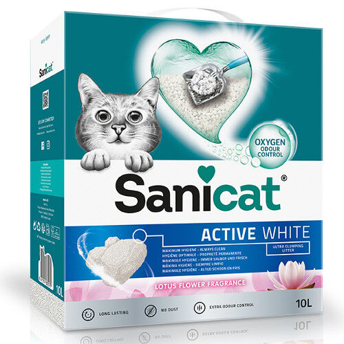10 L Sanicat Active Lotus Areia Aglomerante, , large Imagem n&uacute;mero 1