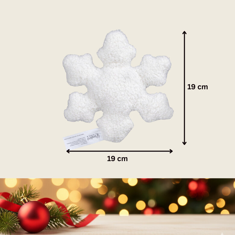 Wonder Christmas Peluche Floco de Neve de Natal para Cães,  Imagem número 4 Wonder Christmas Peluche Floco de Neve de Natal para Cães, , large Imagem número 4