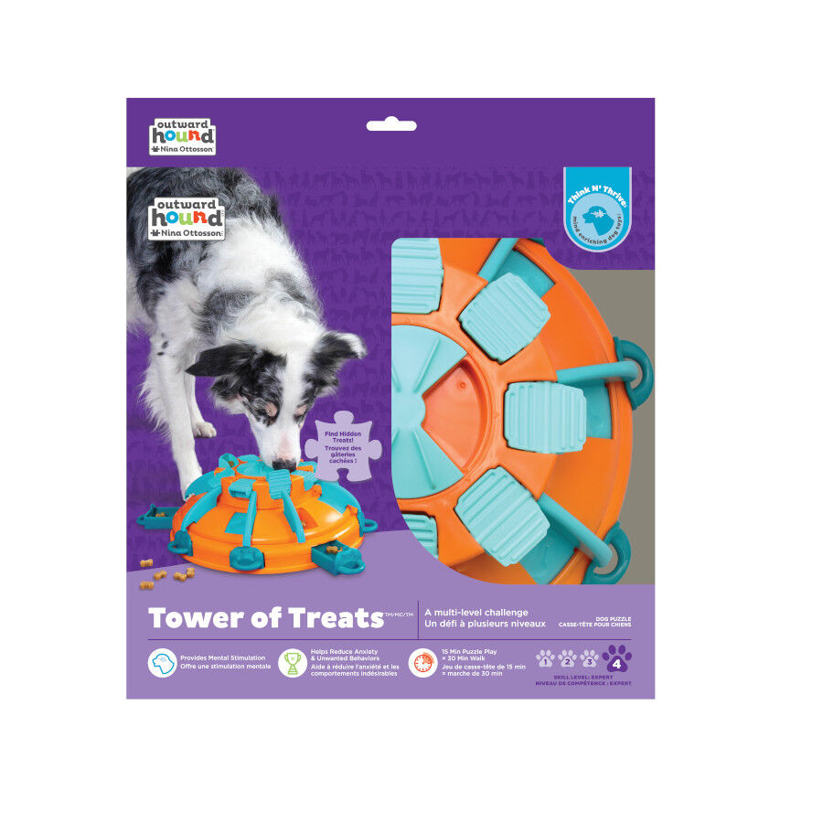 Nina Ottoson Quebra-cabe&ccedil;a Torre com petiscos para c&atilde;es, , large Imagem n&uacute;mero 4