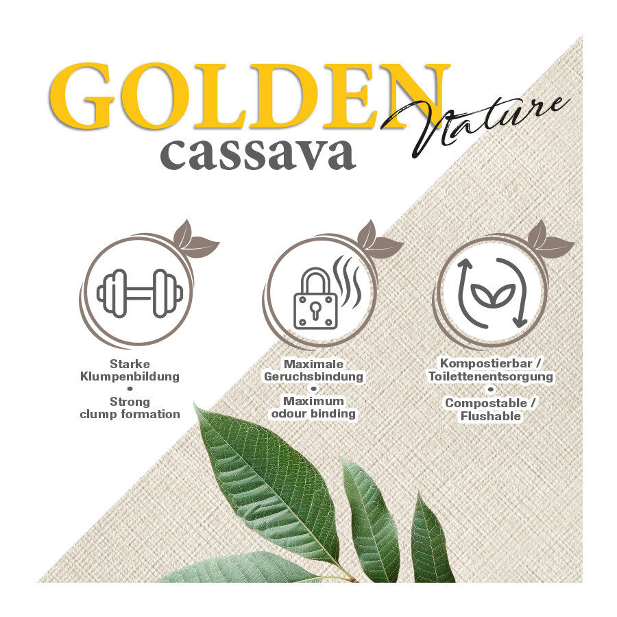 Golden Grey Yucca aglomerando areia de gato, , large Imagem n&uacute;mero 3