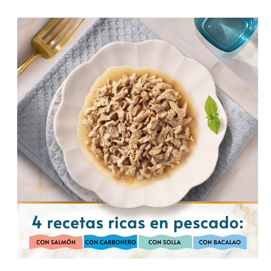 4 sobres x 85 g Gourmet Perle Finos Trocitos del Oc&eacute;ano en salsa sobre para gatos, , large Imagem n&uacute;mero 2