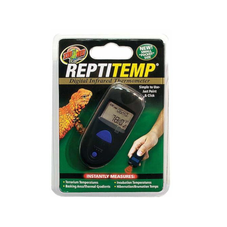 Zoo Med Reptitemp infrarrojos termómetro para terrario Imagem número 1 Zoo Med Reptitemp infrarrojos termómetro para terrario Imagem número 1