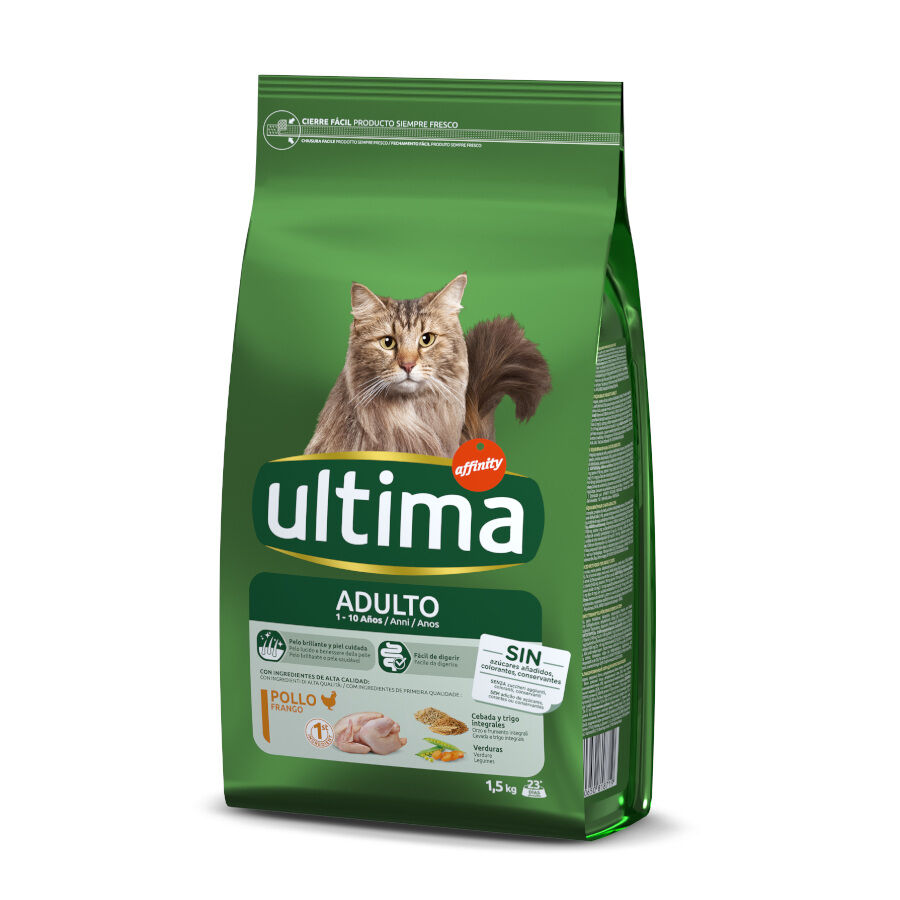 Affinity Ultima Feline Adult pollo y arroz 1,5 kg Imagem n&uacute;mero 1