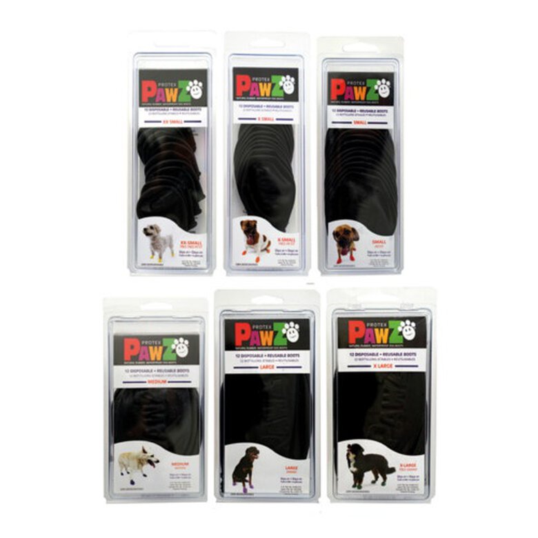 Pawz Protex botas para cães,  Imagem número 1 Pawz Dog Protex botas para perros Imagem número 1