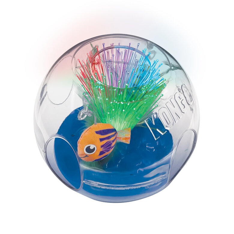 Kong Bat-A-Bout Glow Aquário Brinquedo Interativo para gatos,  Imagem número 1 Kong Bat-A-Bout Glow Aquário Brinquedo Interativo para gatos, , large Imagem número 1