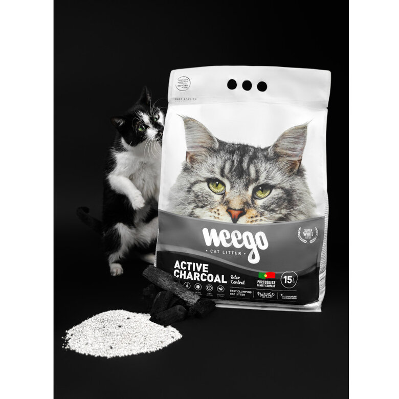 Weego Active Charcoal Areia aglomerante para gatos,  Imagem número 3 Weego Active Charcoal Areia aglomerante para gatos, , large Imagem número 3