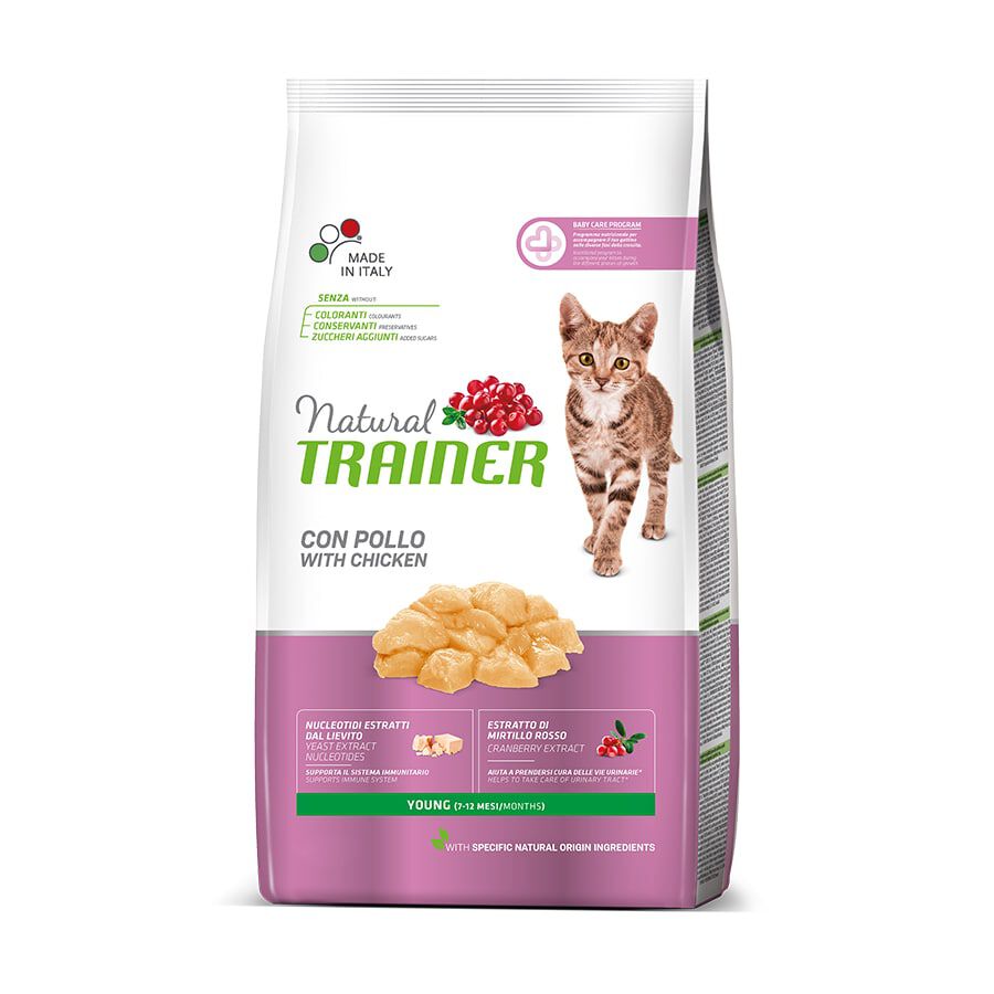 1.5 kg Natural Trainer Young Frango ra&ccedil;&atilde;o para gatos , , large Imagem n&uacute;mero 1