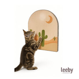 Leeby Darcy tábua arranhadora de cartão para gatos