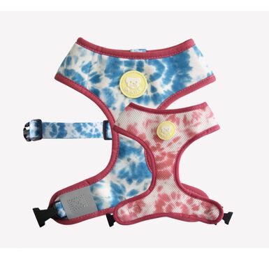 Dukier Peitoral reversível estampado Tie Dye para cães