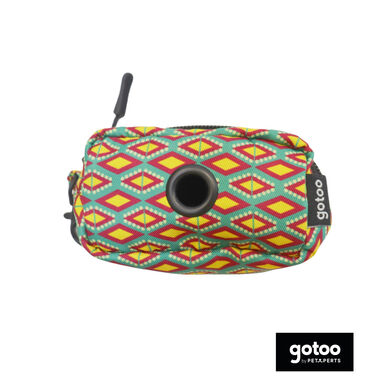 Gotoo Porta saco estampa geométrica para cães