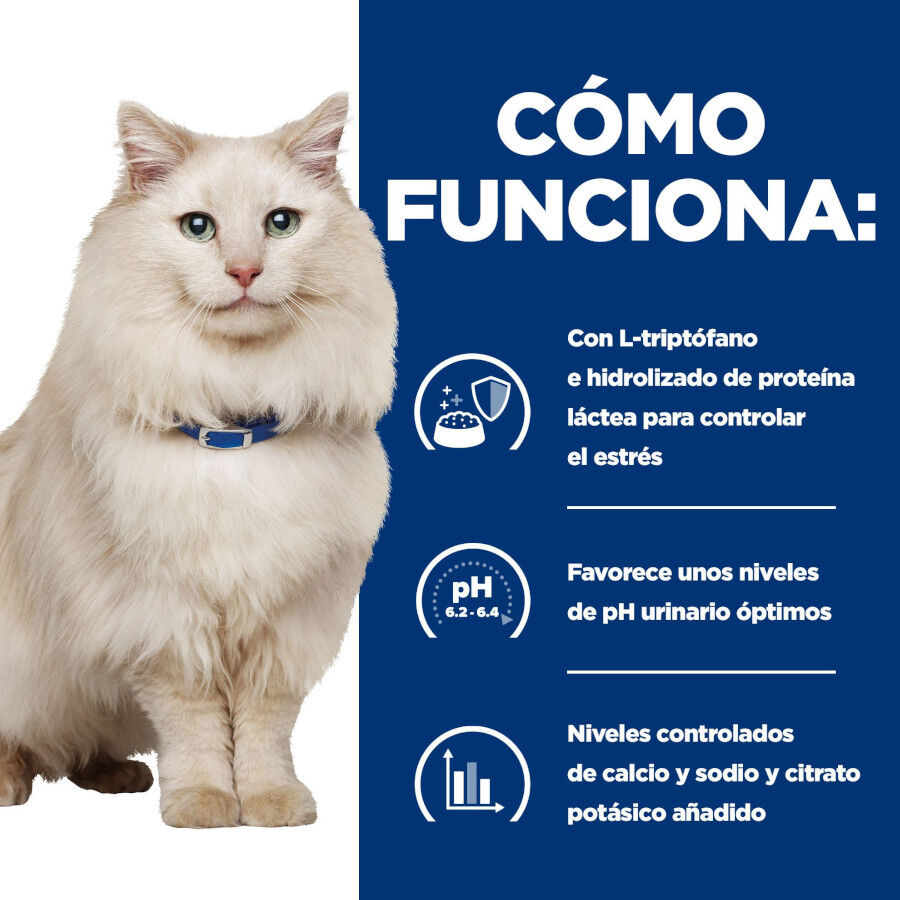 3 kg Hill's Prescription Diet c/d Urinary Stress Peixe Azul Ra&ccedil;&atilde;o para gatos, , large Imagem n&uacute;mero 6