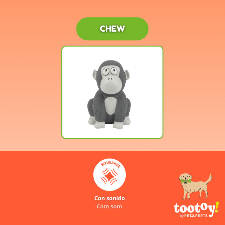Tootoy! Chew Mordedor Macaquinho Gorila para c&atilde;es, , large Imagem n&uacute;mero 3