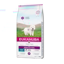 Eukanuba Adult Daily Care Sensitive Skin ração para cães