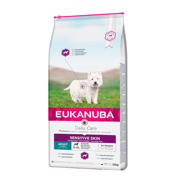 Eukanuba Daily Care Sensitive Skin 12kg Imagem número 1 Eukanuba Daily Care Sensitive Skin 12kg Imagem número 1