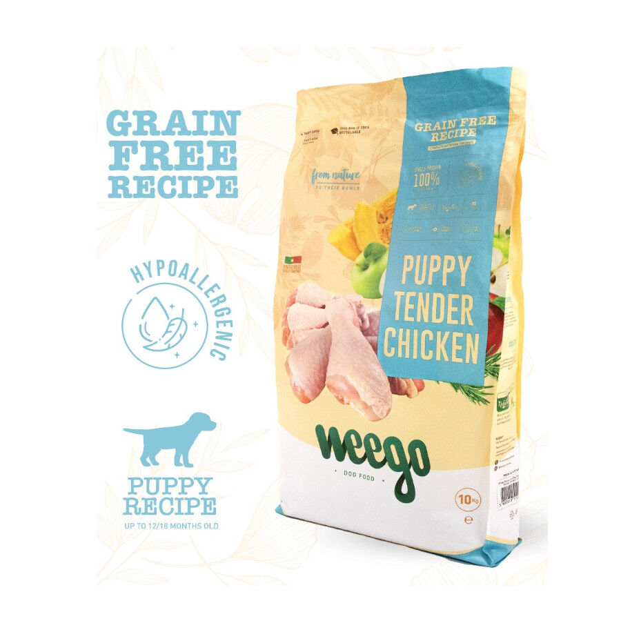 10 kg Weego Grain Free Puppy Tender Frango ra&ccedil;&atilde;o para cachorros&nbsp;, , large Imagem n&uacute;mero 2