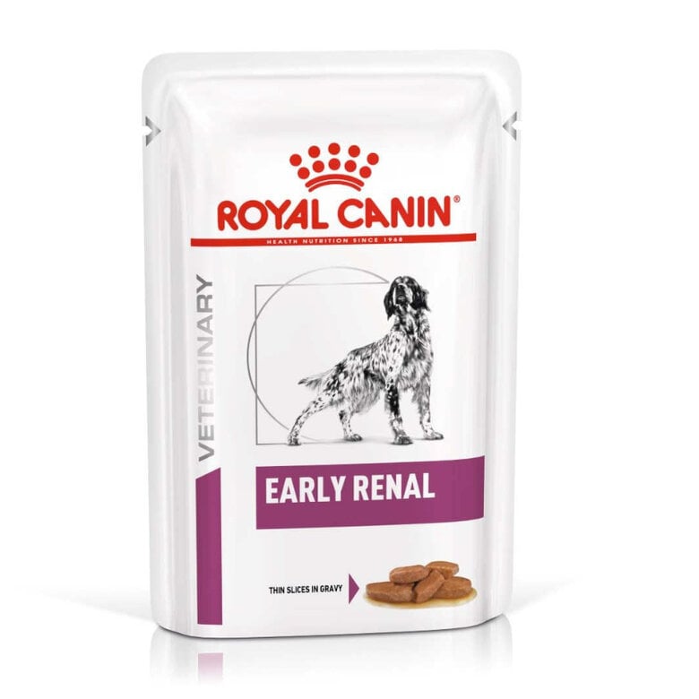 12 saquetas x 100 g Royal Canin Veterinary Early Renal Molho saqueta para cães,  Imagem número 2 12 saquetas x 100 g Royal Canin Veterinary Early Renal Molho saqueta para cães, , large Imagem número 2