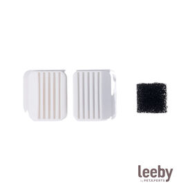 Leeby Conjunto de 3 Filtros de Substitui&ccedil;&atilde;o para bebedouro de c&atilde;es e gatos