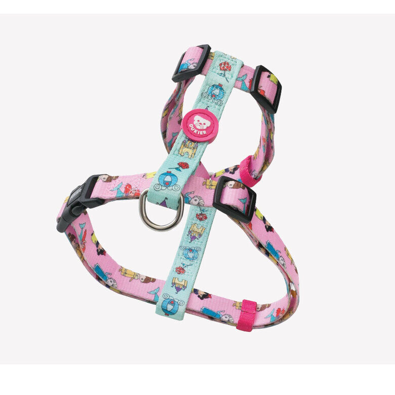 Dukier Cl&aacute;ssico Peitoral com Estampado de Princesas para c&atilde;es, , large Imagem n&uacute;mero 1