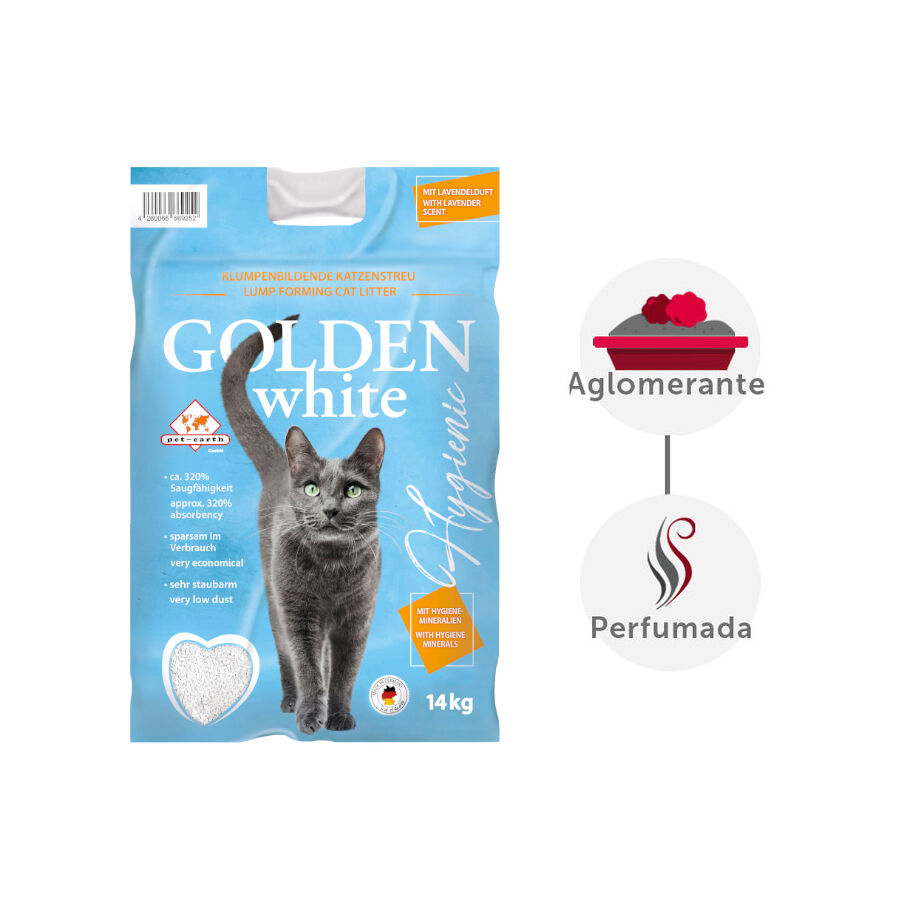 Golden white cat litter sales