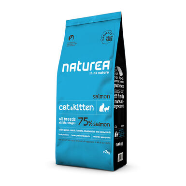 Naturea Cat&Kitten Naturals Grain Free Salmão ração