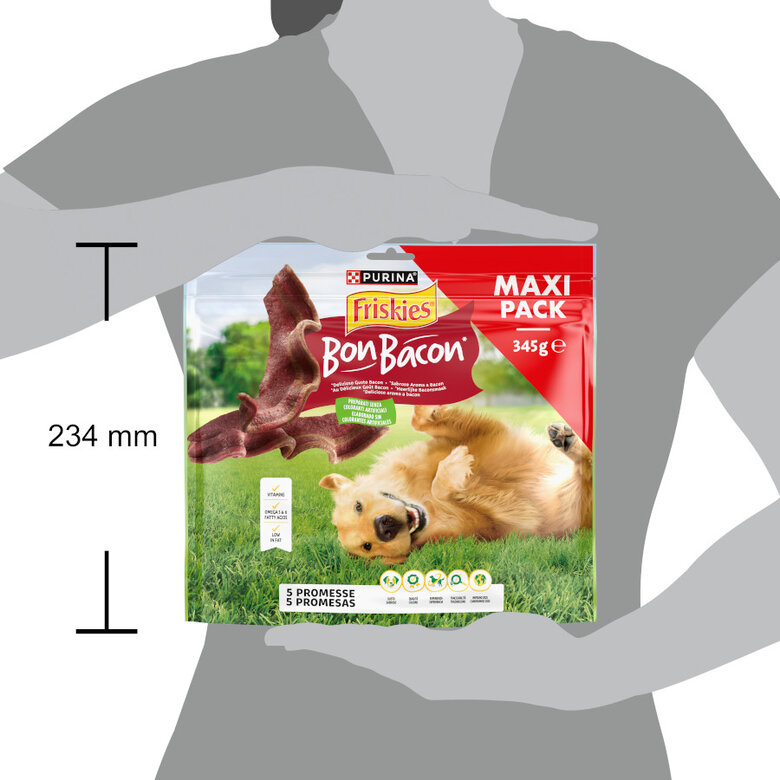 345 g Aperitivo Friskies Bon Bacon para cães,  Imagem número 3 345 g Aperitivo Friskies Bon Bacon para cães, , large Imagem número 3