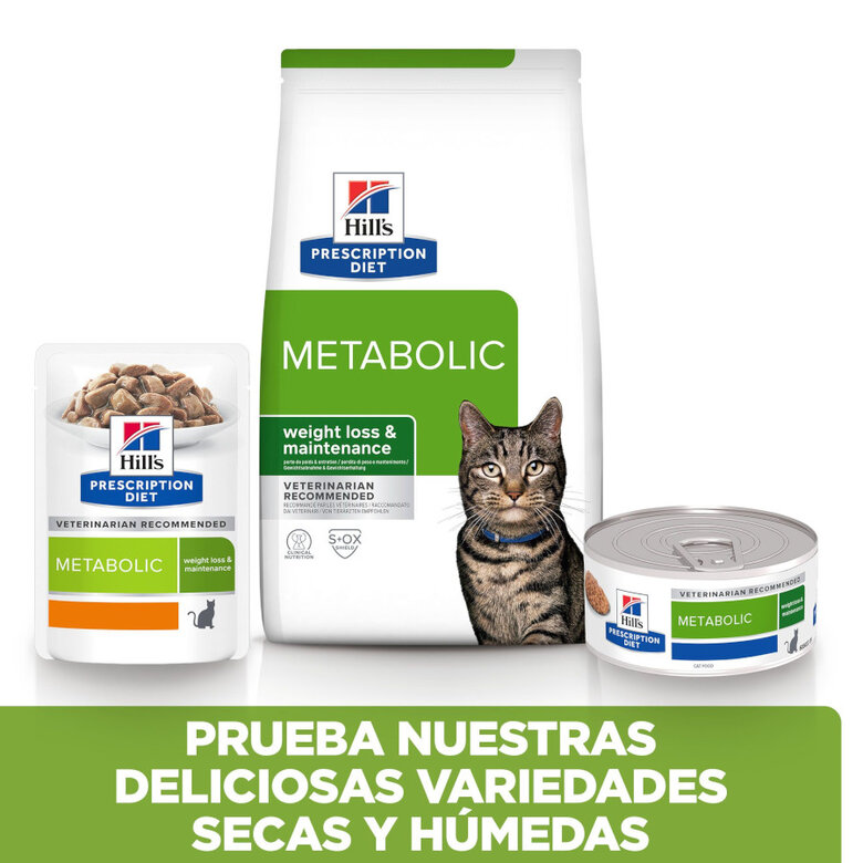 8 kg Hill's Prescription Diet Metabolic Ração de atum para gatos  ,  Imagem número 6  8 kg Hill's Prescription Diet Metabolic Ração de atum para gatos  , , large Imagem número 6
