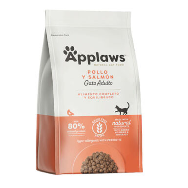 Applaws Feline Adult Grain Free frango e salmão ração para gatos