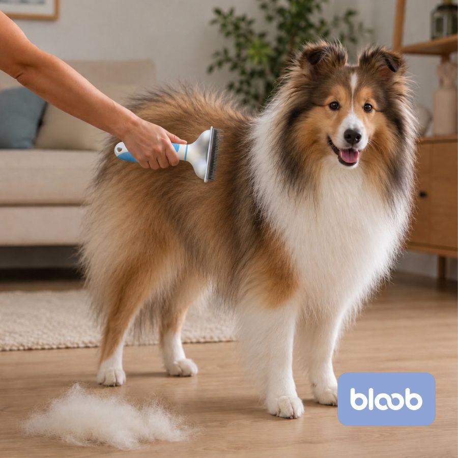 Bloob Escova de remo&ccedil;&atilde;o de subpelo para c&atilde;es, , large Imagem n&uacute;mero 2