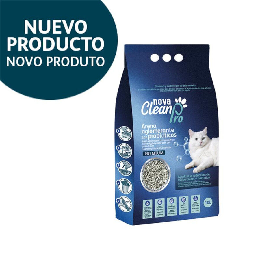 Nova Clean Pro Areia Probi&oacute;tica para gatos, , large Imagem n&uacute;mero 2
