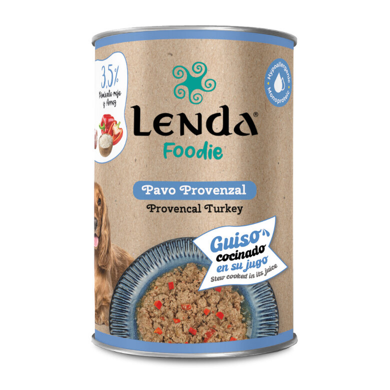 400 g Lenda Provencal Turkey Lata para cães,  Imagem número 1 400 g Lenda Provencal Turkey Lata para cães, , large Imagem número 1