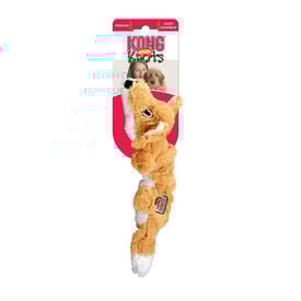 Kong Scrunch Knots Raposa de peluche para cães