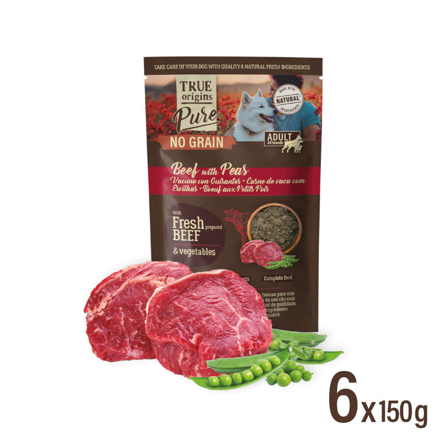 True Origins Pure Multipack Comida h&uacute;mida Carne e Peixe em saquetas para c&atilde;es - Multipack , , large Imagem n&uacute;mero 6