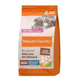 Nature's Variety Healthy Grains Kitten Peixe Branco ração para gatinhos
