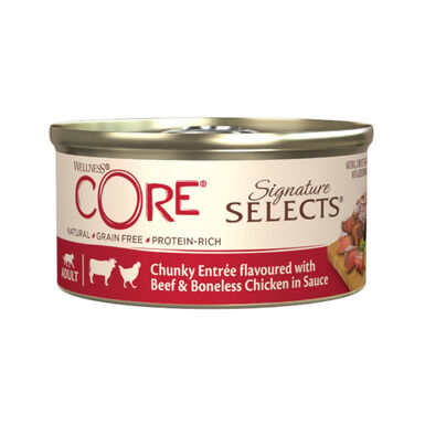 Wellness Core Chunky carne de frango lata para gatos