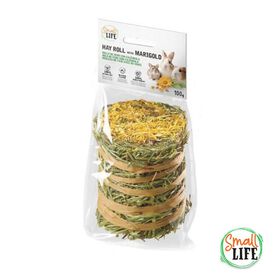 Small Life Rolo de Feno com Cal&ecirc;ndula Snack para roedores e coelhos