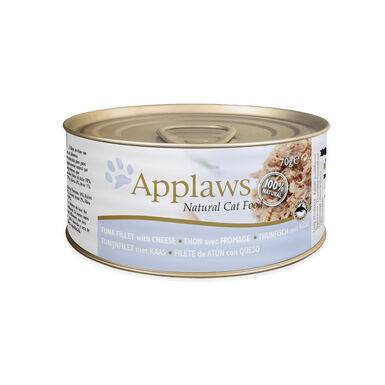 Applaws Atum com queijo lata para gatos
