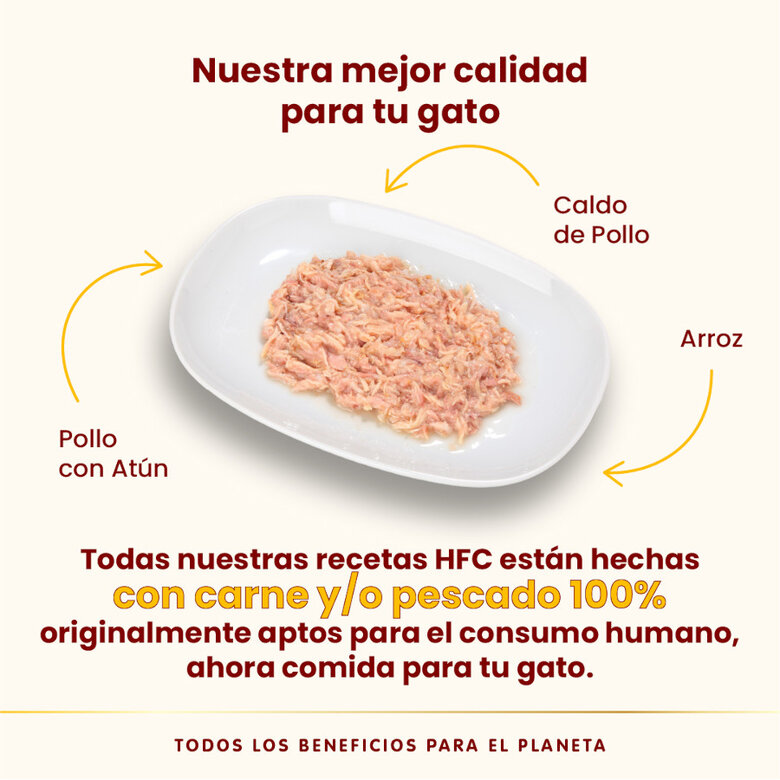 50 g Almo Nature HFC Esterilizados Frango e Atum Sachê para Gatos,  Imagem número 3 50 g Almo Nature HFC Esterilizados Frango e Atum Sachê para Gatos, , large Imagem número 3