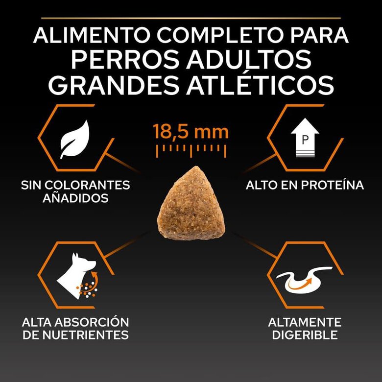 14 kg Pro Plan Large Athletic Adult Frango ração para cães,  Imagem número 6 14 kg Pro Plan Large Athletic Adult Frango ração para cães, , large Imagem número 6