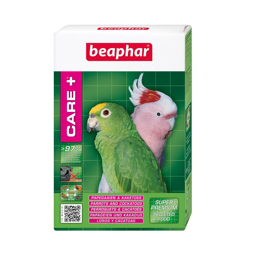 Beaphar Care+ papagaio e comida amaz&oacute;nica para papagaios e amazonas, , large Imagem n&uacute;mero 1