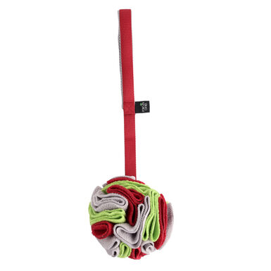 Minus One Fleece Fleece Tug Ball bola de tecido para cães e gatos