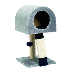 TK-Pet Jazz Arranhador com Abrigo de Veludo e Sisal para gatos