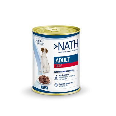 Nath Adult Vitela em gelatina lata para cães