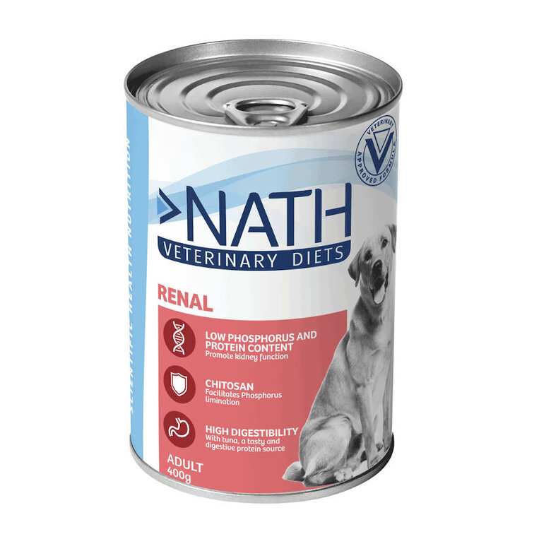 Nath Veterinary Diets Renal Atum e Salmão lata para cães, , large image number null